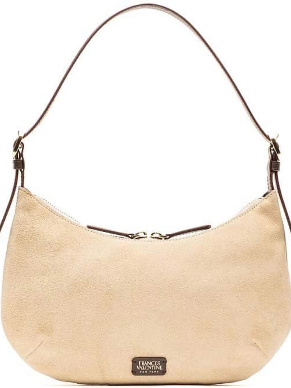 Frances Valentine Starr Suede Hobo - Oyster